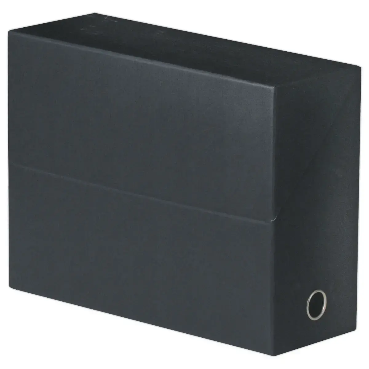 Opbergdoos - Bekleed - Rug 12 cm - Zwart - OXFORD