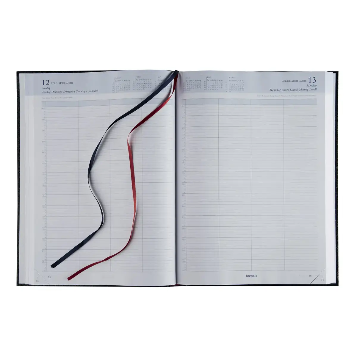 Dagagenda 2027 zwart Bremax 1 - 21 x 29 cm - BREPOLS
