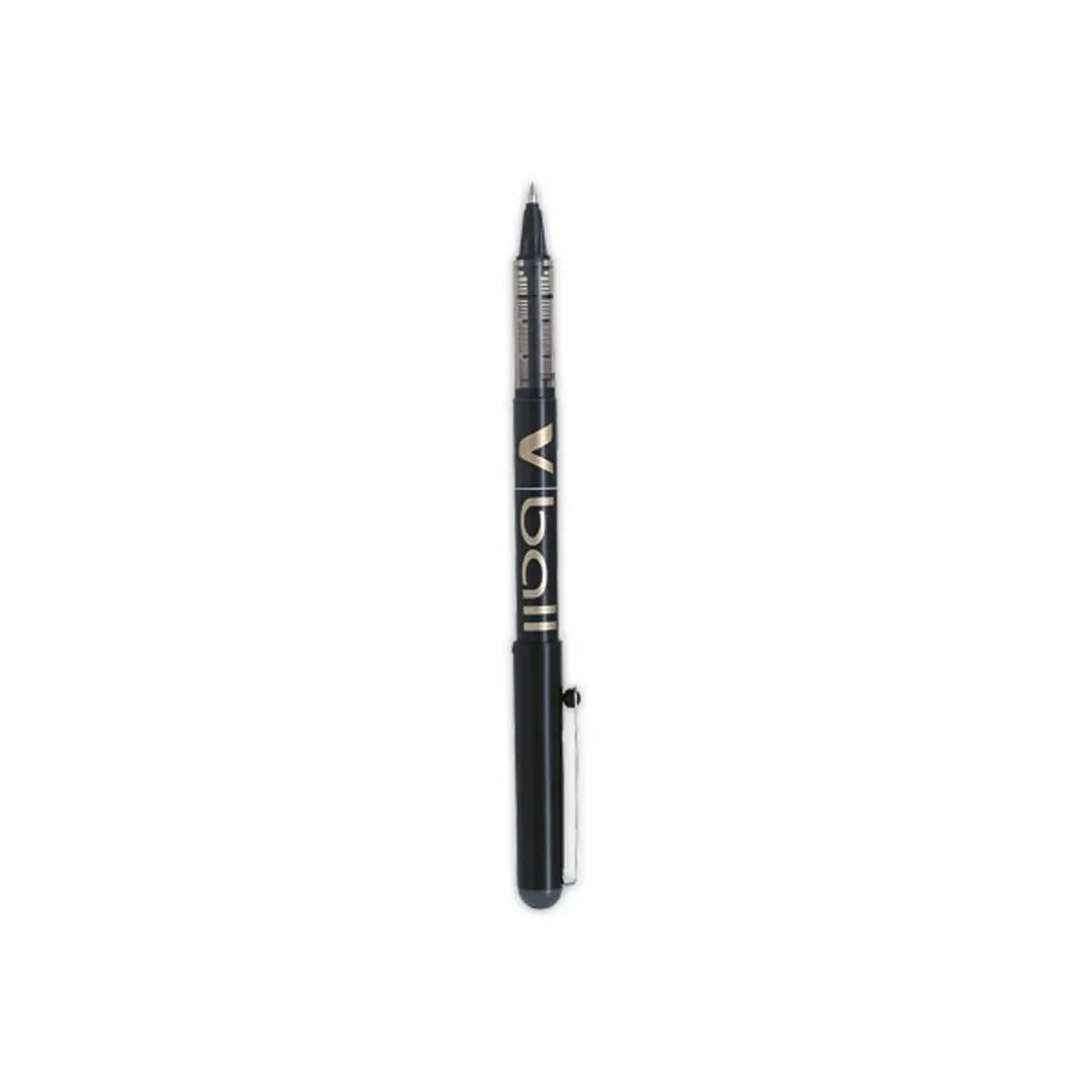 20 Rollerpen V Ball 07 - Metalen punt - Middelgroot geschrift - Zwart - PILOT