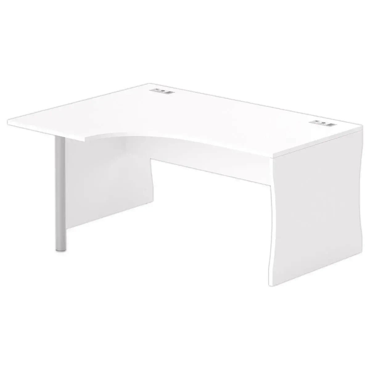 Wit bureau BUDAPEST compact linker retour L160