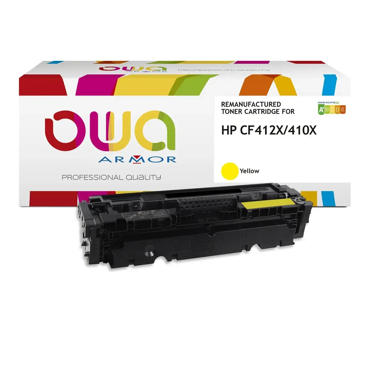 Lasercartridge equiv. ARMOR HP 412X Geel