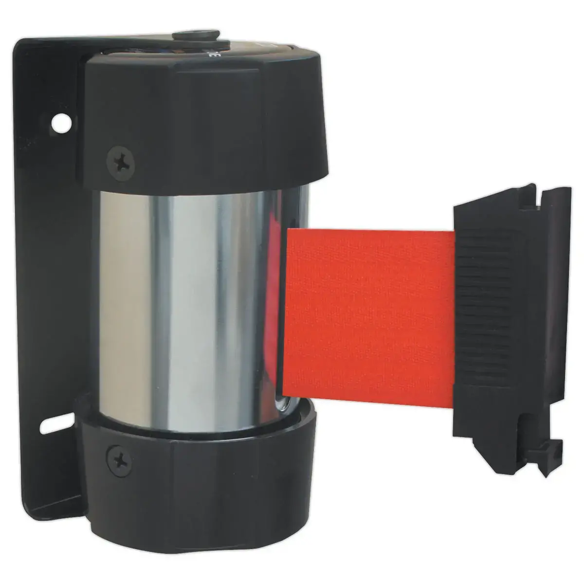 Wandhaspel met rode band 2m - Viso