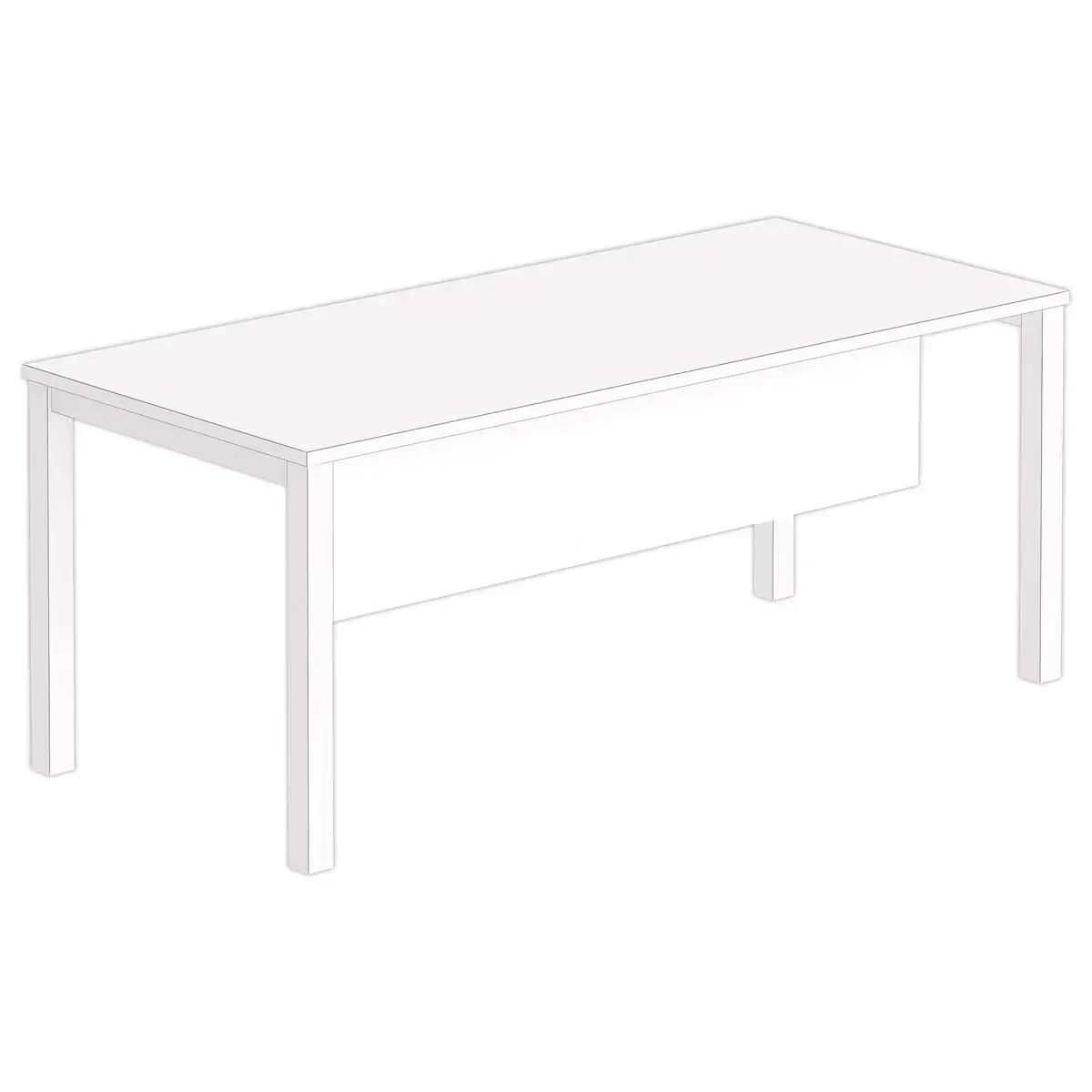 Achtergrondzeil L 180 wit 
