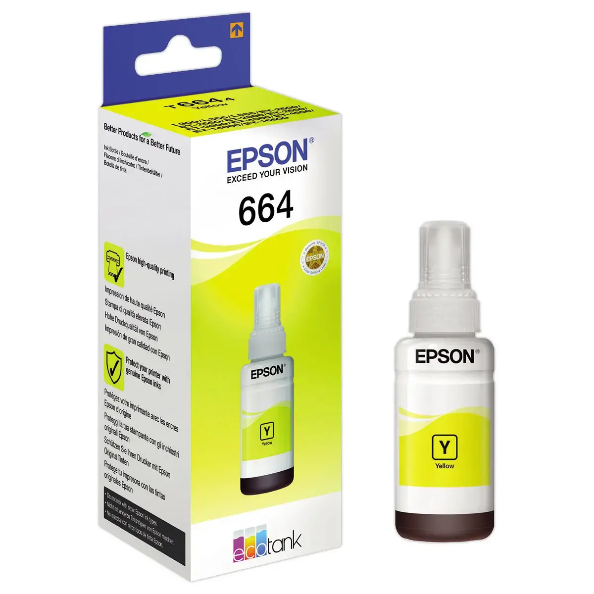Oplaadbare inktcartridge EPSON T6644 geel