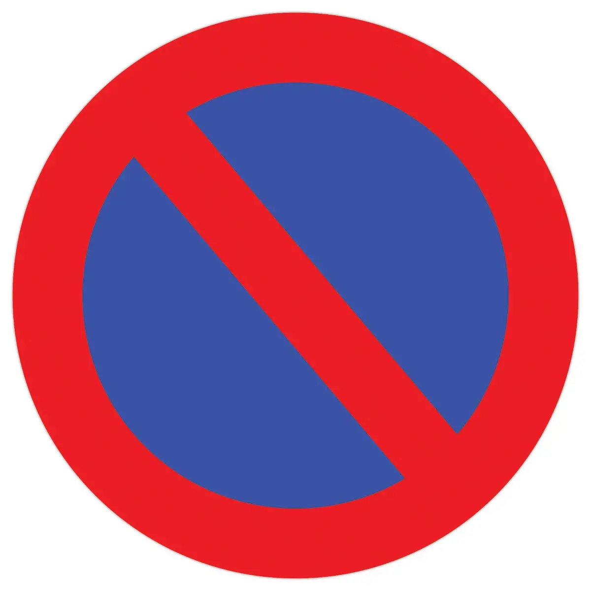 Plakband vloer Verboden te parkeren 