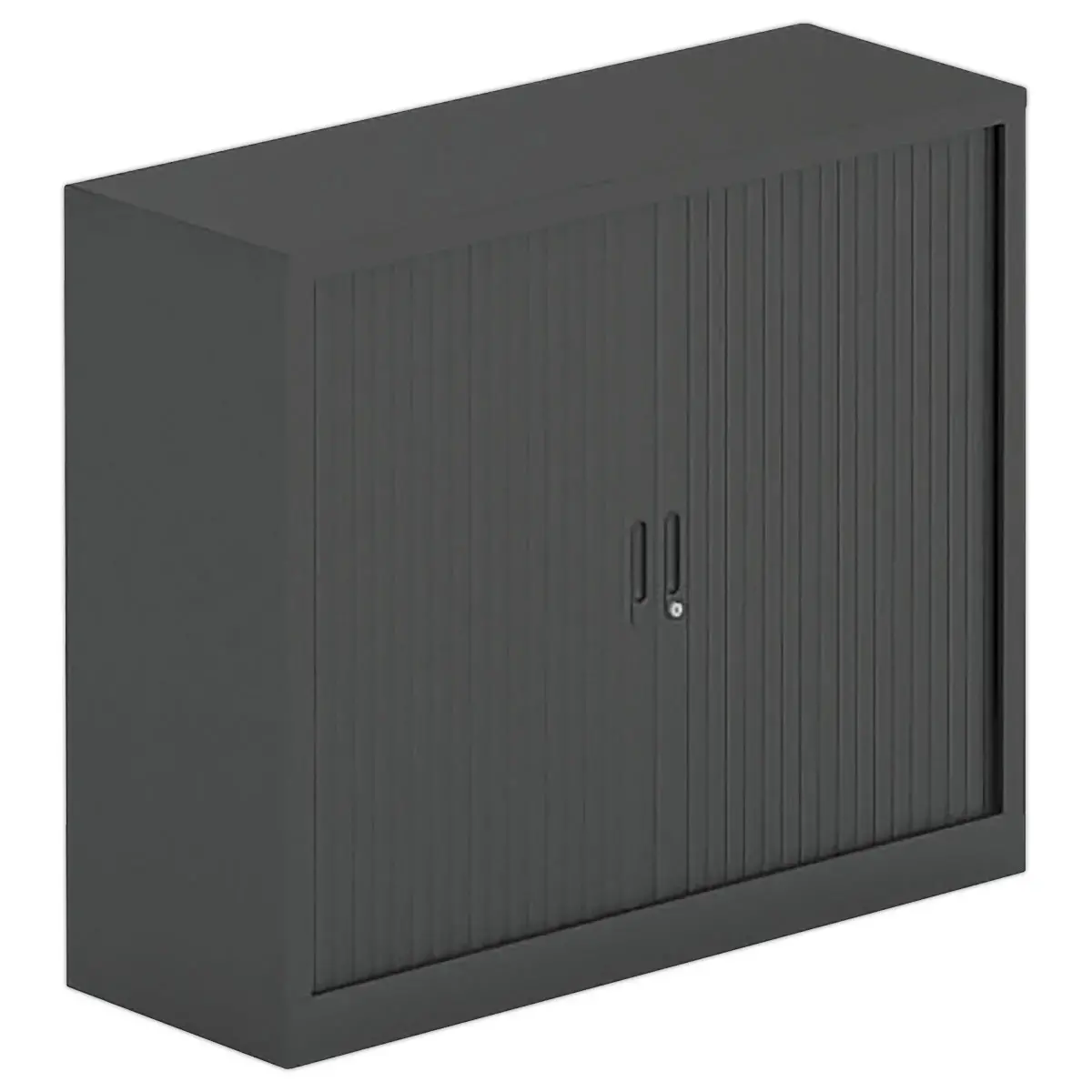Lage metalen kast - 100 x 100 cm - Antraciet