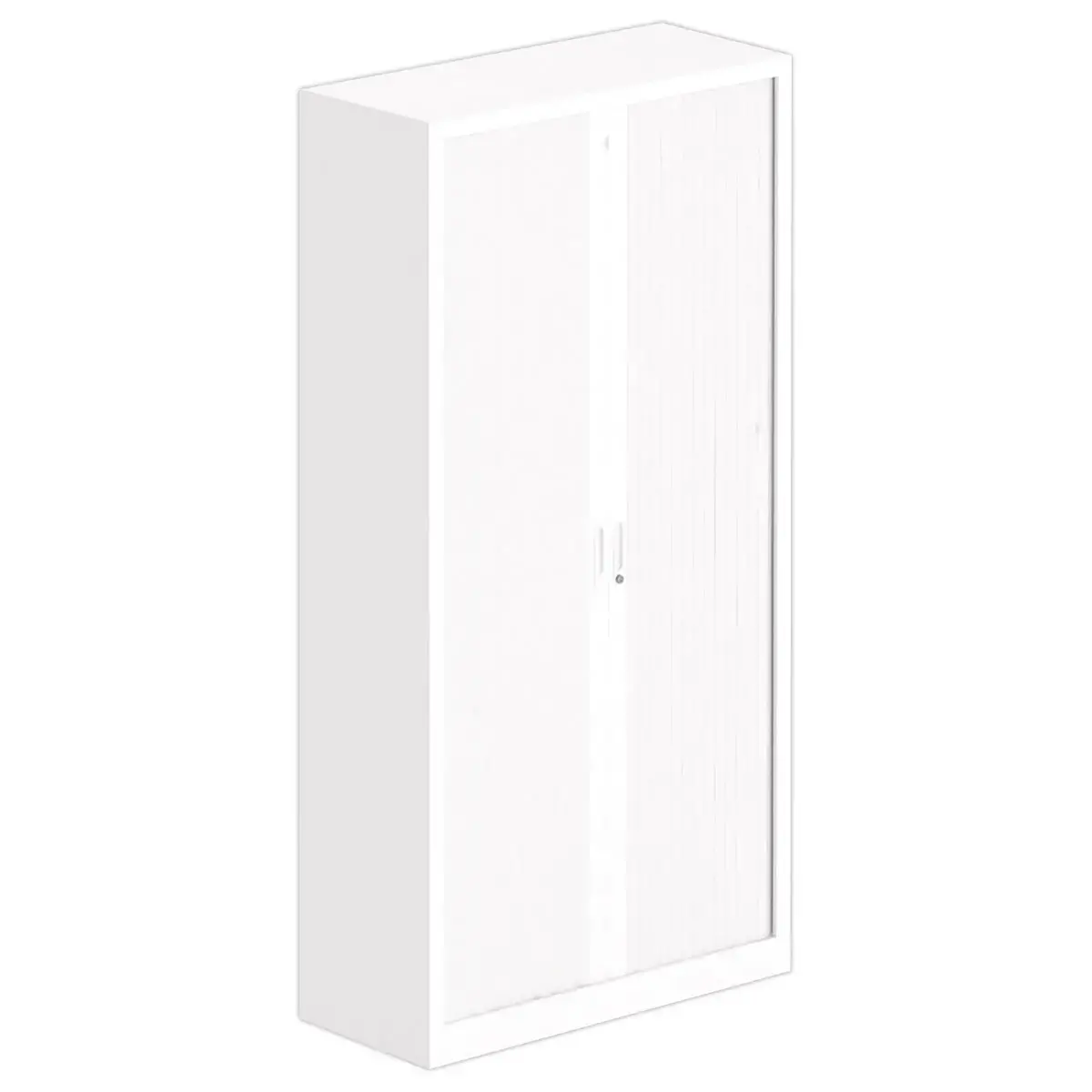Hoge metalen kast - 198 x 100 cm - Wit 