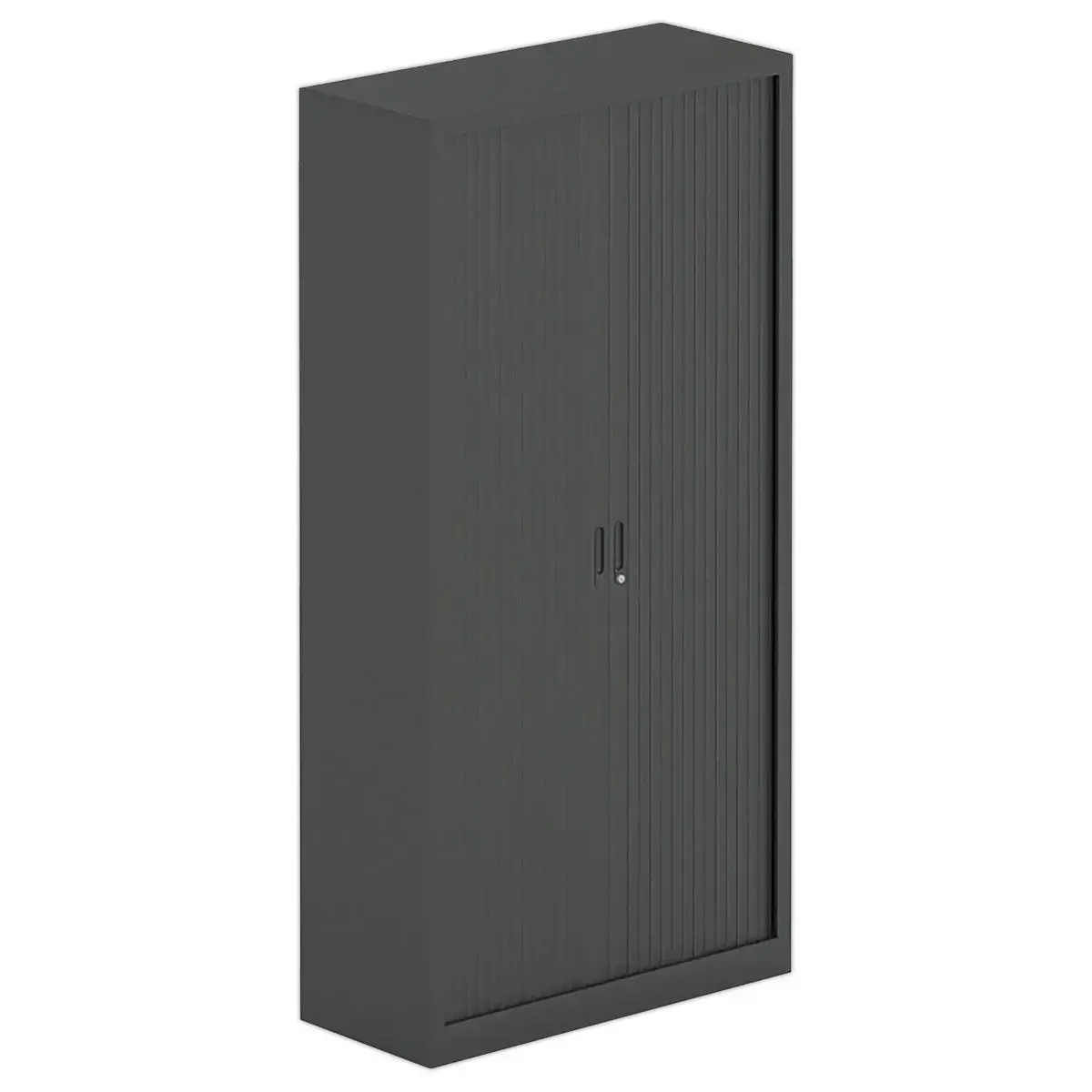 Hoge metalen kast - 198 x 100 cm - Antraciet