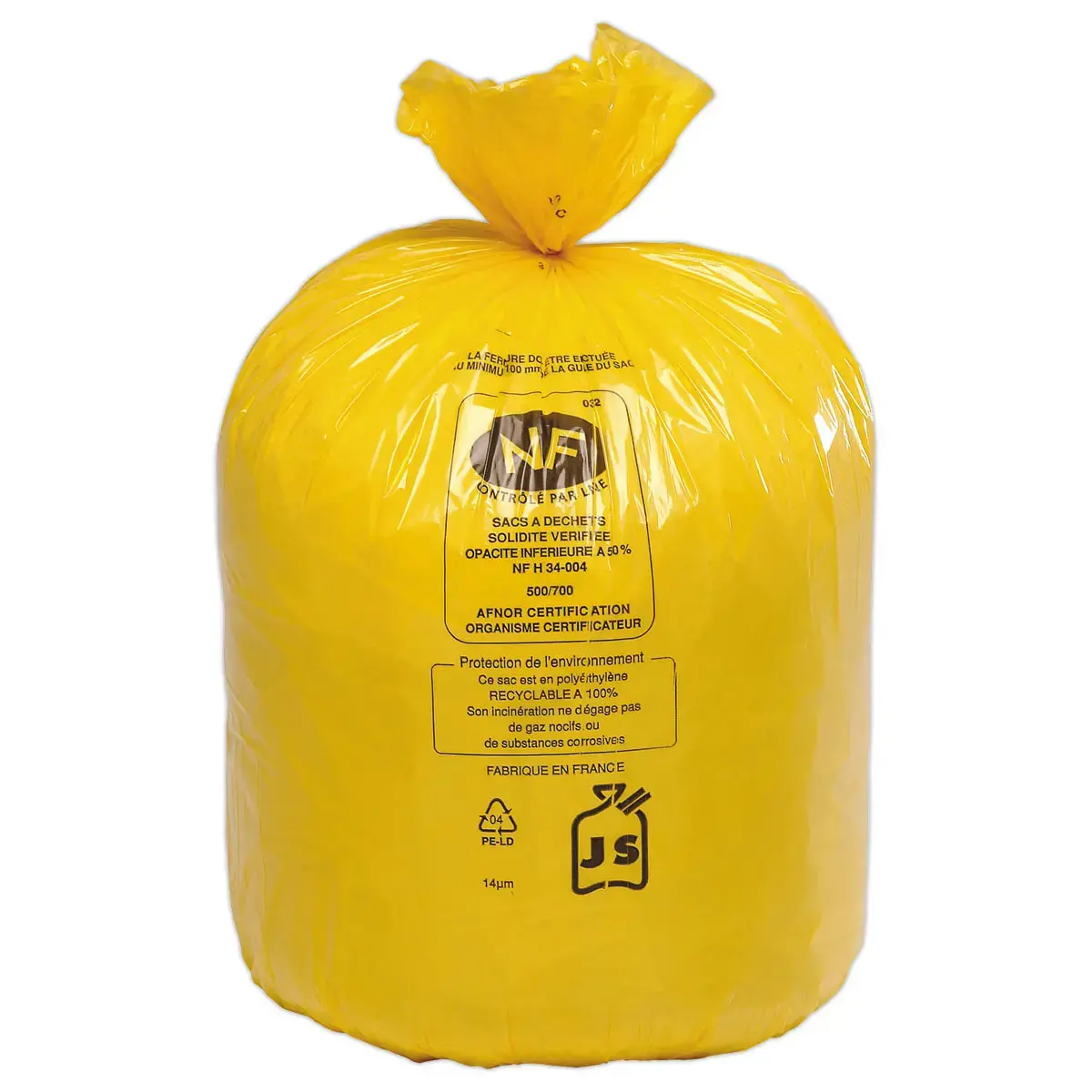 25  Vuilniszak 20L NF GEEL 