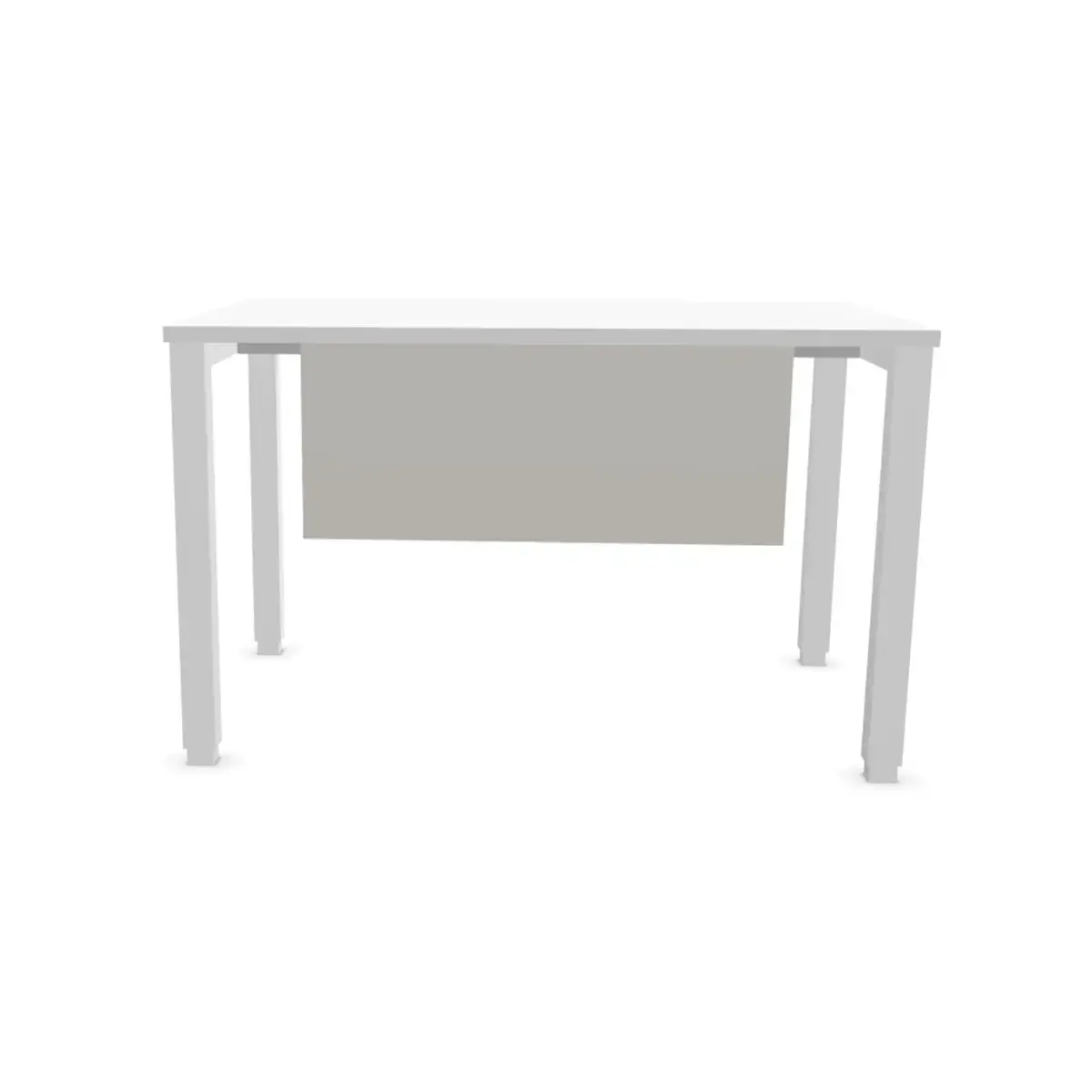 Melamine achterwand L 120 aluminium