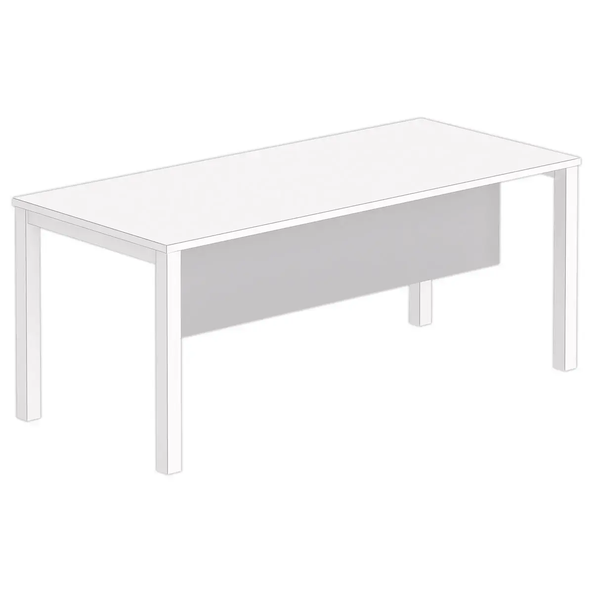 Achtergrondzeil L 180 aluminium 