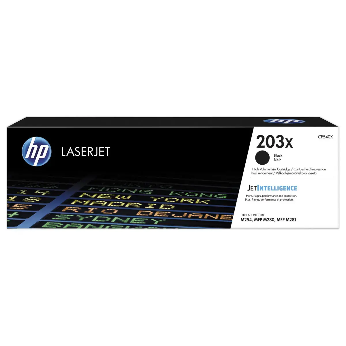 Lasercartridge HP 203X Zwart CF540X HC