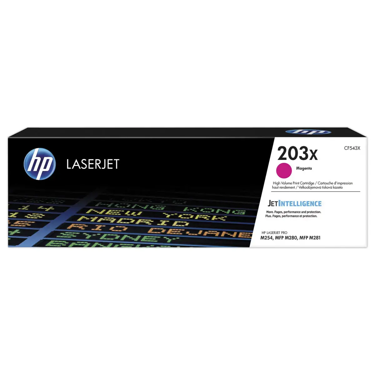Lasercartridge HP 203X magenta HC CF543X