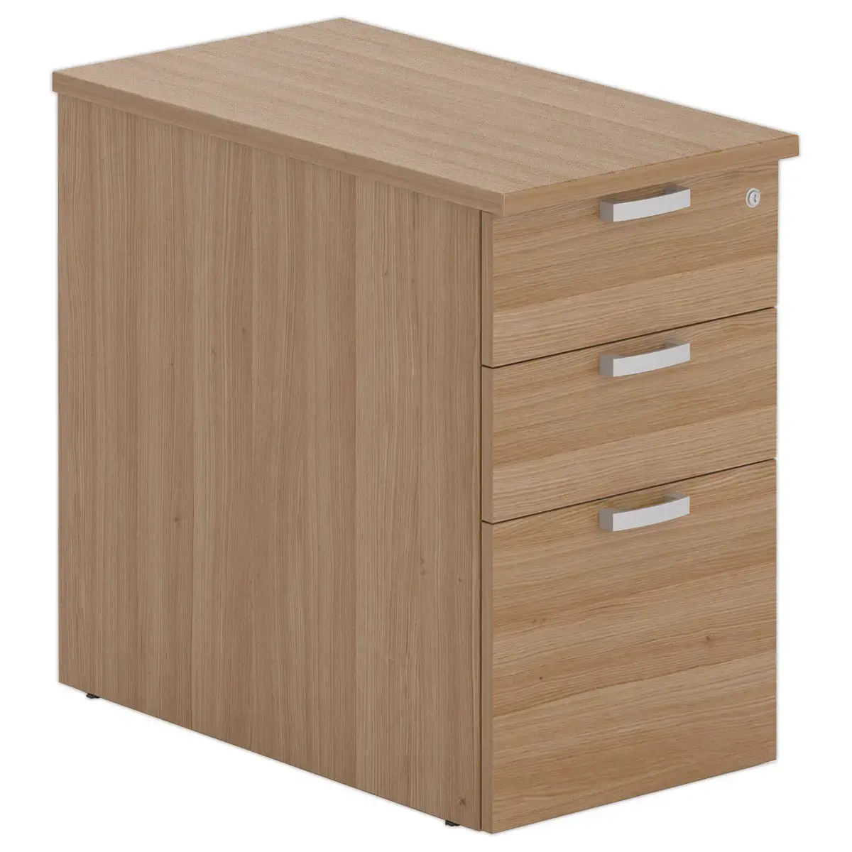 Ladeblok 3 lades - Notenboom - P 80 cm 