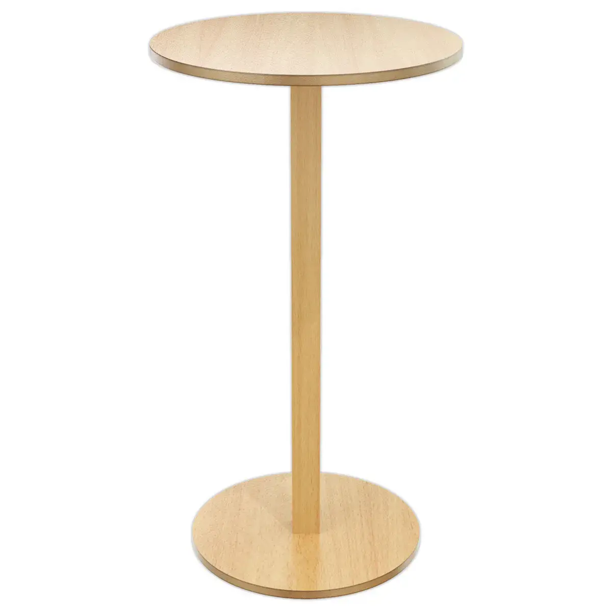 Hoge ronde tafel WOODY 60 cm - gemonteerd beukenhout