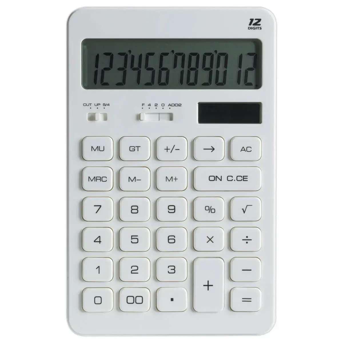 Kantoorrekenmachine M12 kleur - 12 witte cijfers - ACCESS