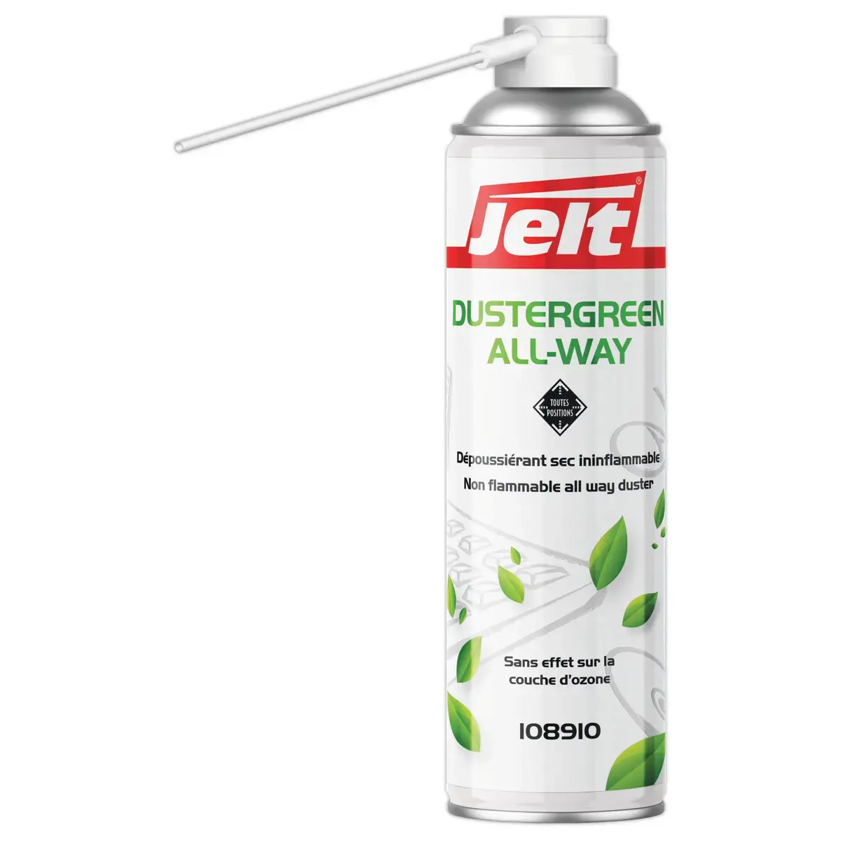 Aérosol met stofaFSC®heidend gas in alle posities JELT