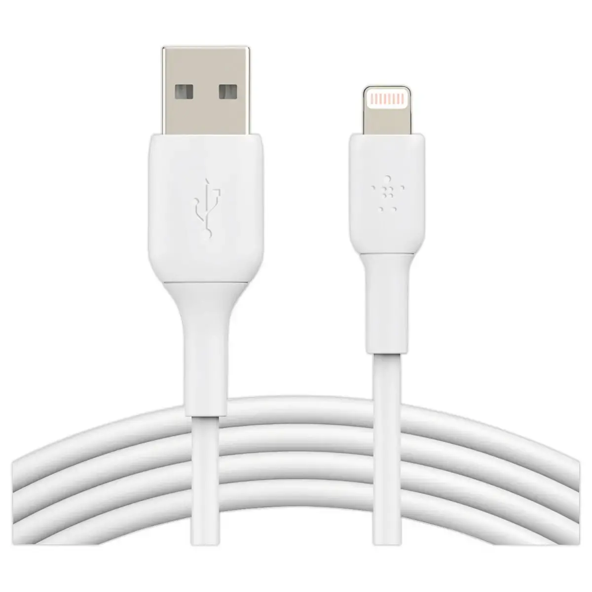 USB-A Lightning-kabel 1m wit