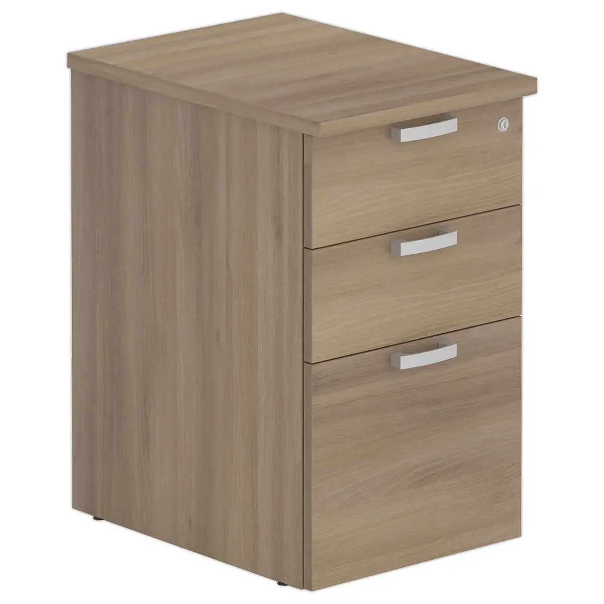 Ladeblok 3 lades - Notenboom - P 60 cm