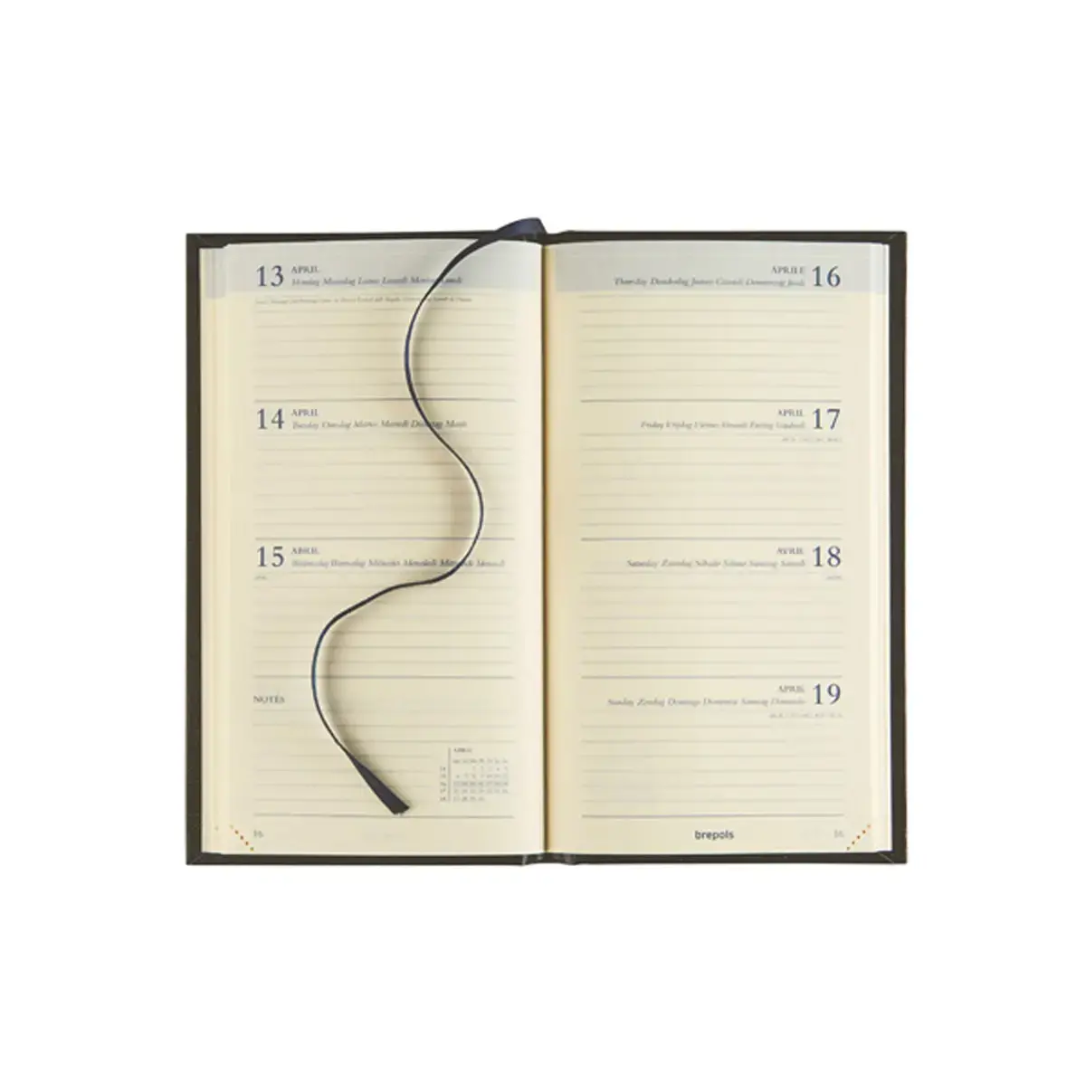 Weekagenda Brepols Colora 9 x 16 cm -3 kleuren