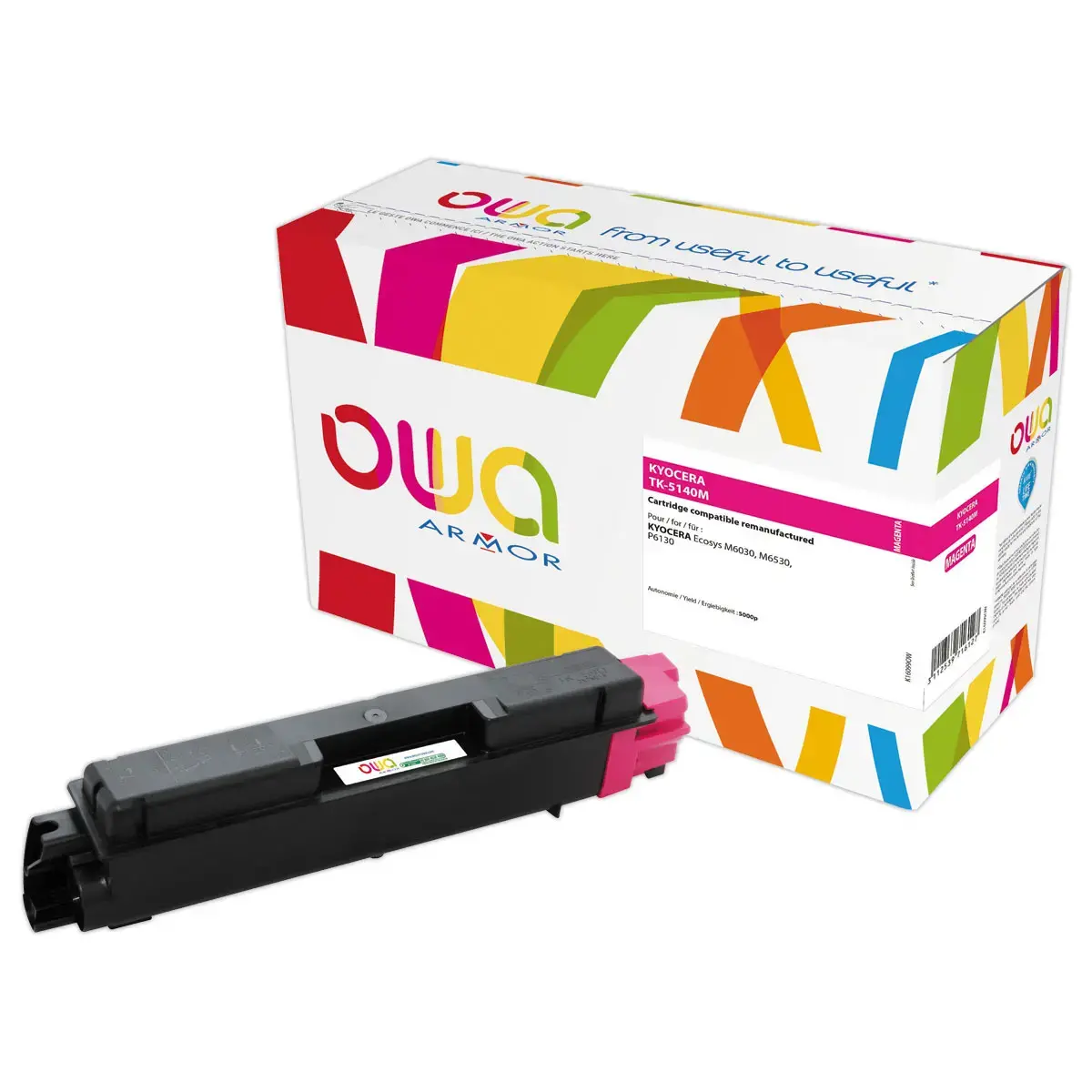 Toner ARMOR equivalent met KYOCERA TK-5140M Magenta 