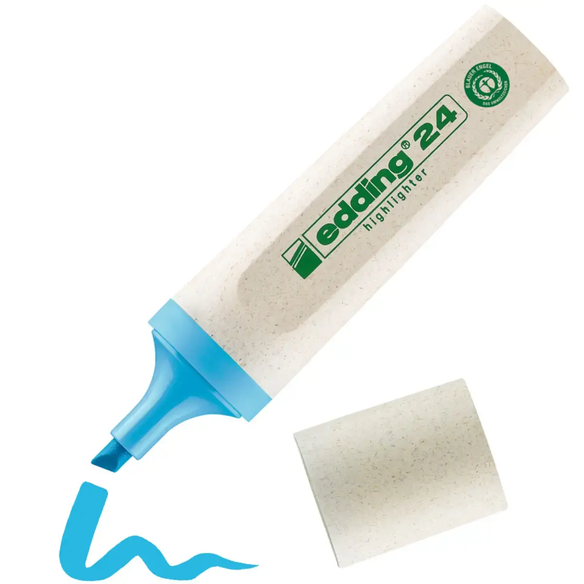 Markeerstift - brede punt - ECOLINE E24 - lichtblauw - EDDING