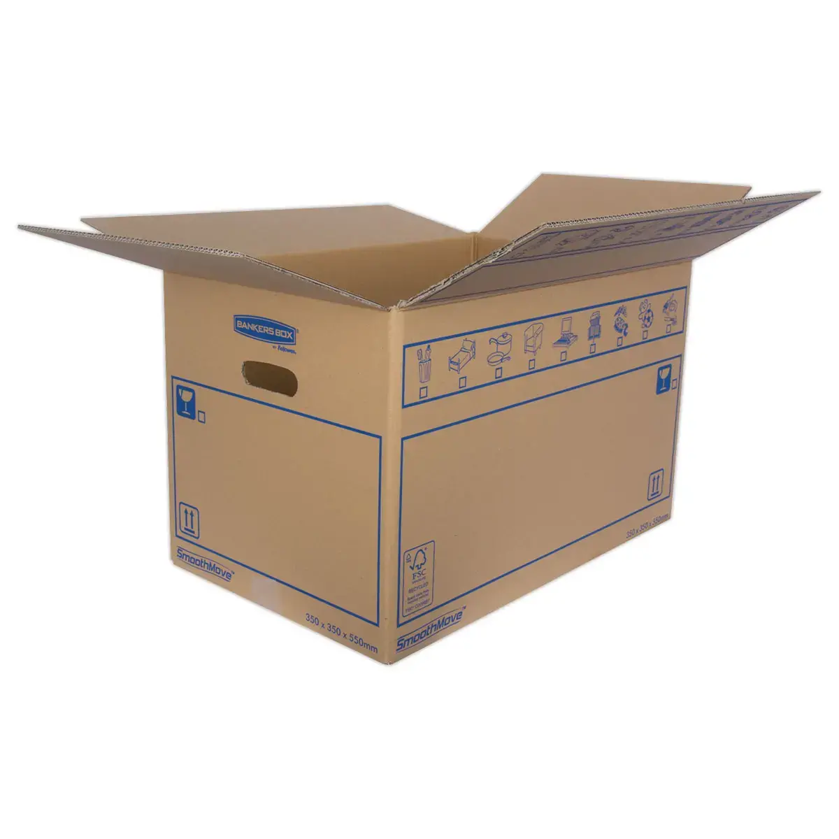 10 Verhuisdozen 67L SmoothMove - FELLOWES