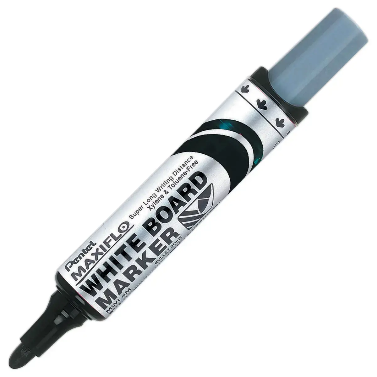 Marker Maxiflo - Grote ronde punt - zwart - PENTEL 