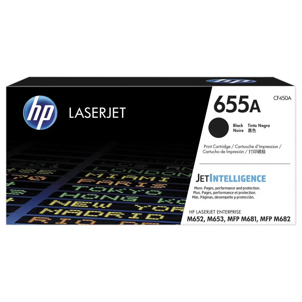 HP 655A CF450A zwarte toner 