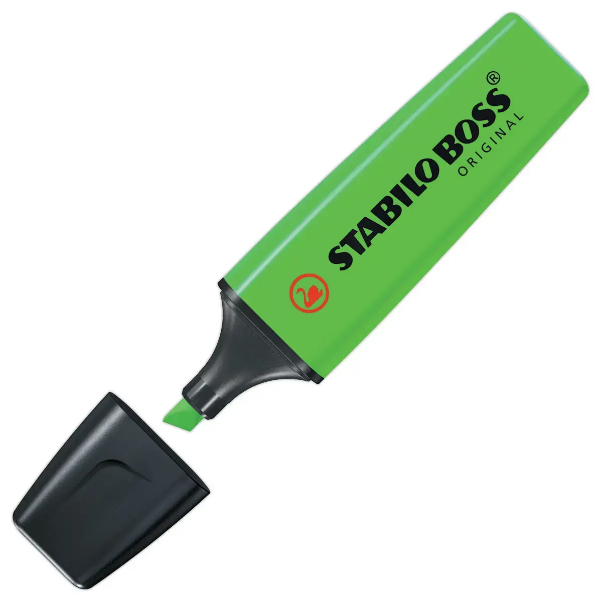 15 Markeerstiften Stabilo Boss Original + bureauhouder - STABILO