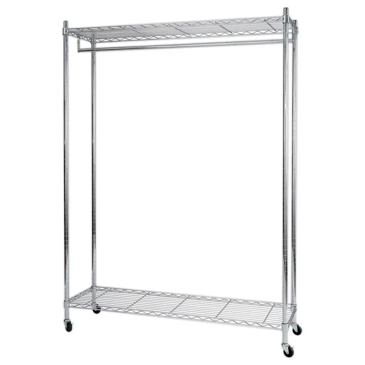 Mobiel kledingrek - 26 kapstokken - ALBA 