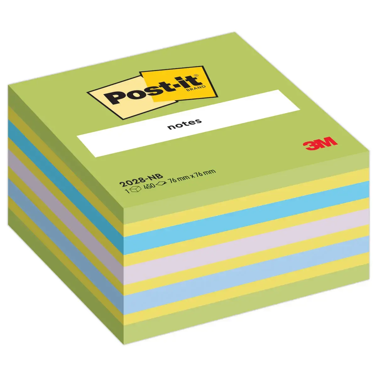 Kubusblok met herpositioneerbare memoblaadjes - Intense droom - POST-IT