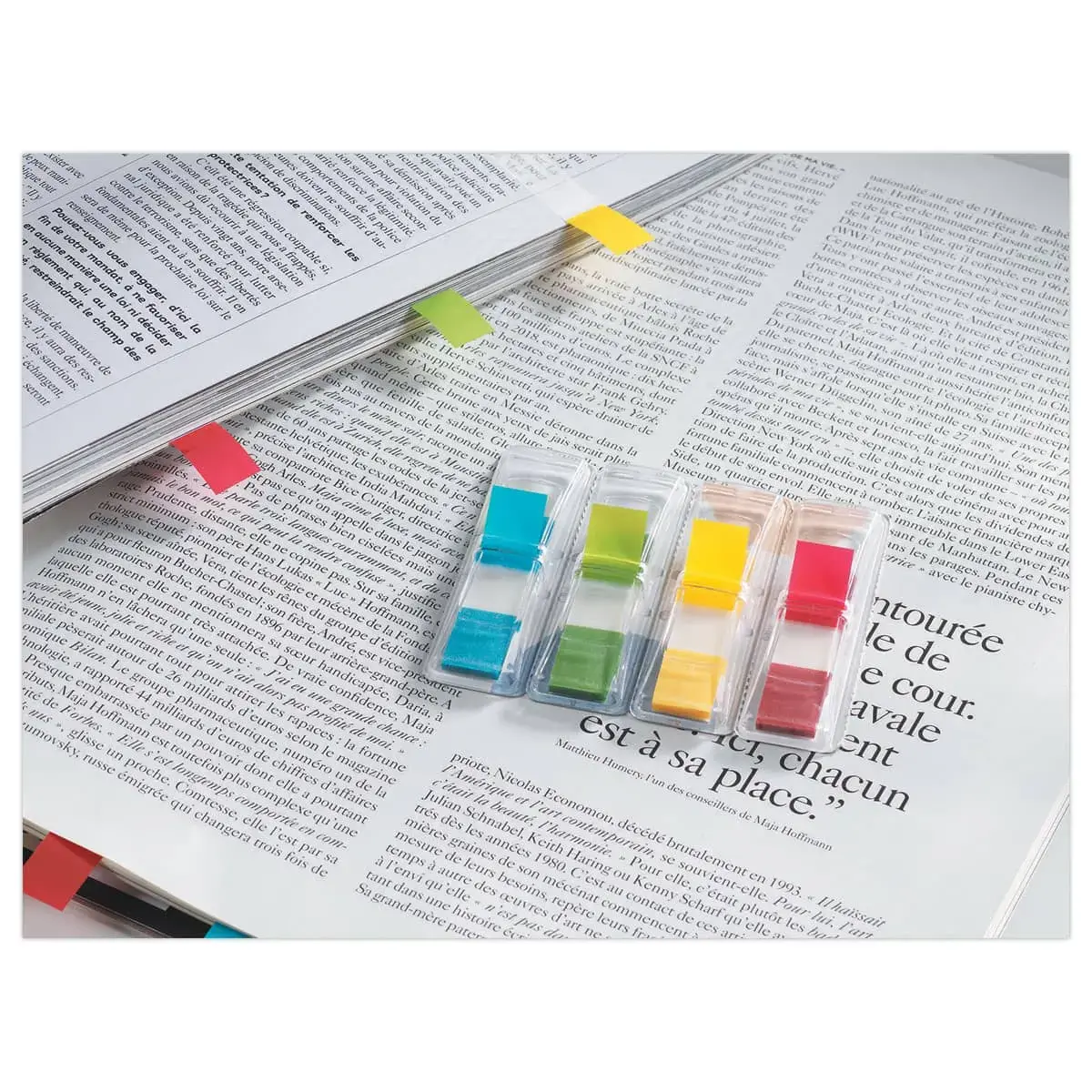 Smalle indextab-bladwijzers - 1,2 x 4,5 cm - FIDUCIAL OFFICE SOLUTIONS