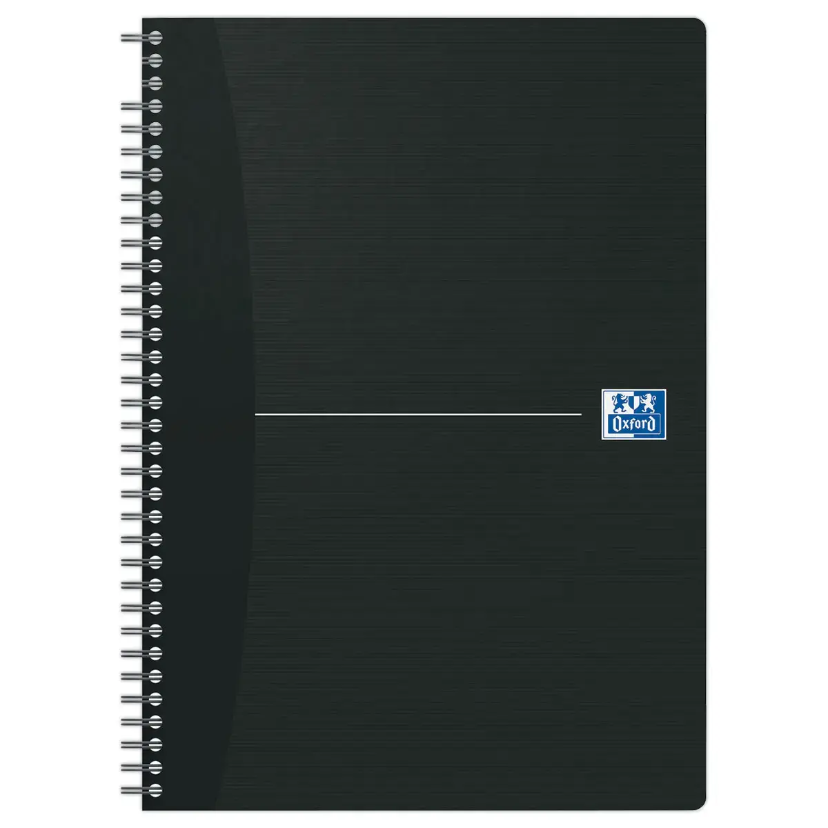 Spiraalschrift A4 Essentials - 5 x5 - 180 pagina's - Zwart - OXFORD 