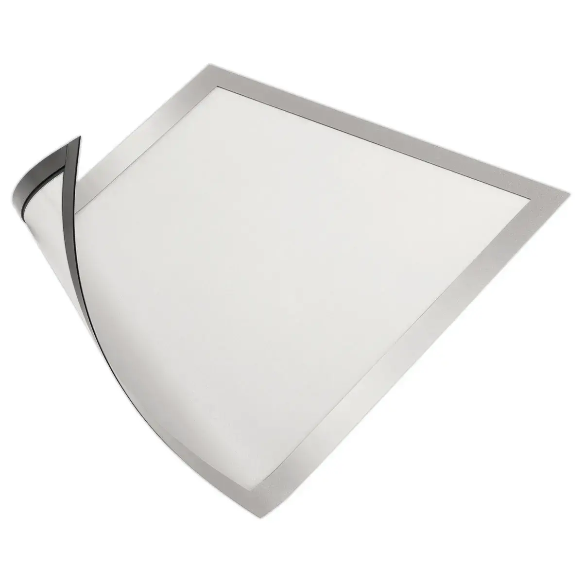 5 Magnetische kaderhoezen voor signalisatie Duraframe A4 zilver kader
