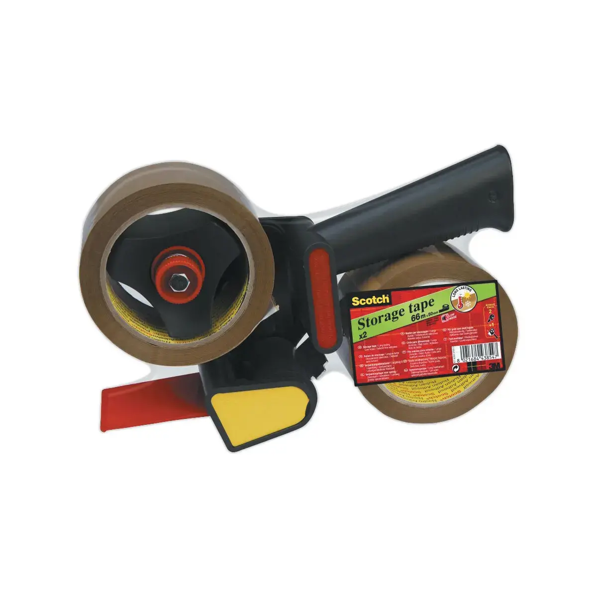 Manuele plakbanddispenser + 2 rolllen plakband - 66mx48mm - SCOTCH