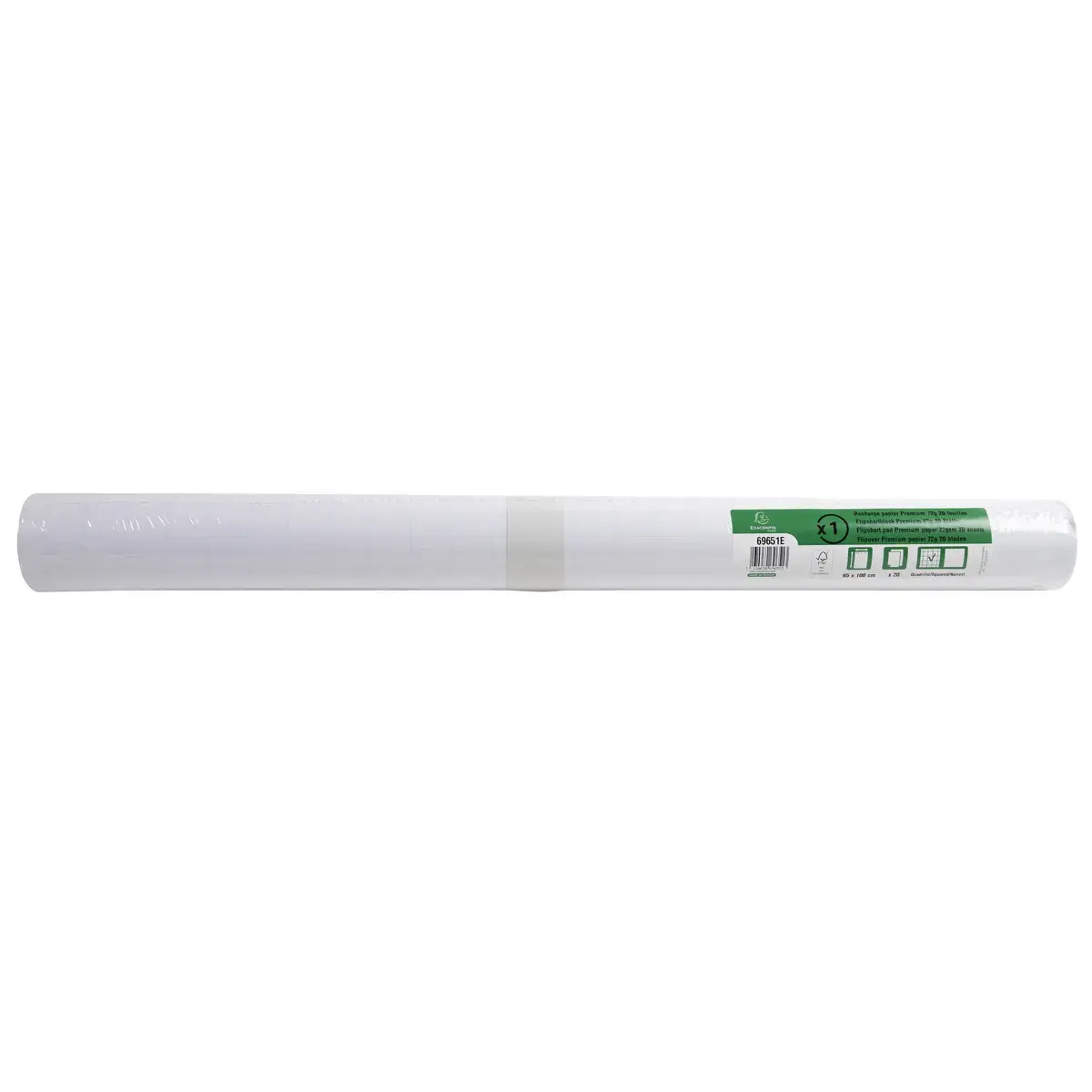 5  Navullingen flipchart geruit 65x100 cmPremium 