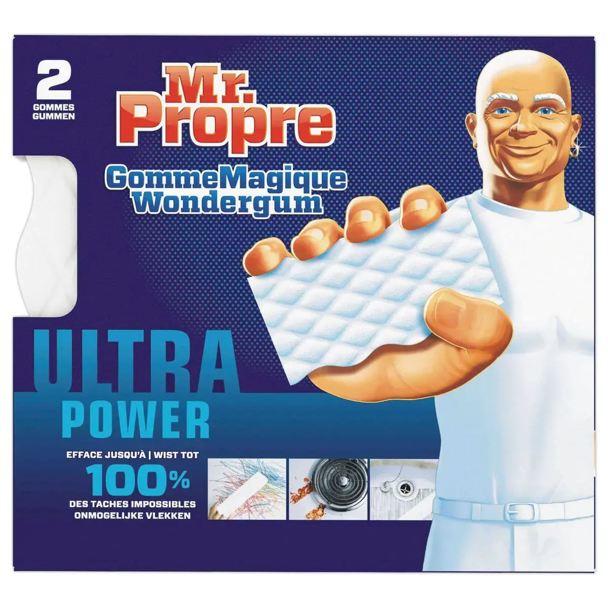 2 Magische gummen Mr Proper Ultra Power