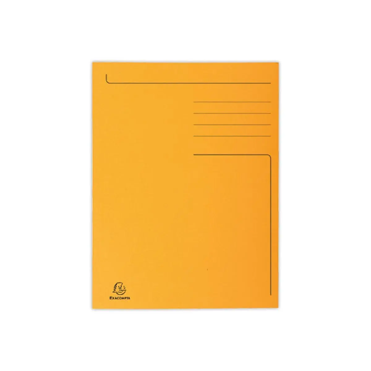 50 Mappen 3 kleppen karton 280g Forever -A4