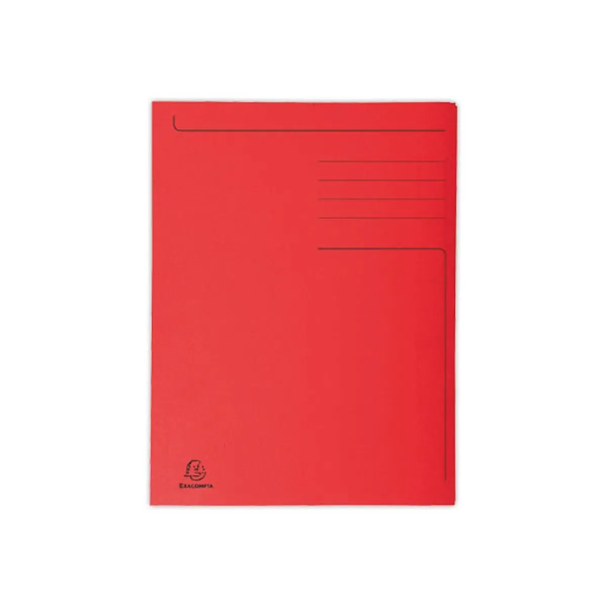 50  Mappen 3 kleppen karton 280g Forever -A4 
