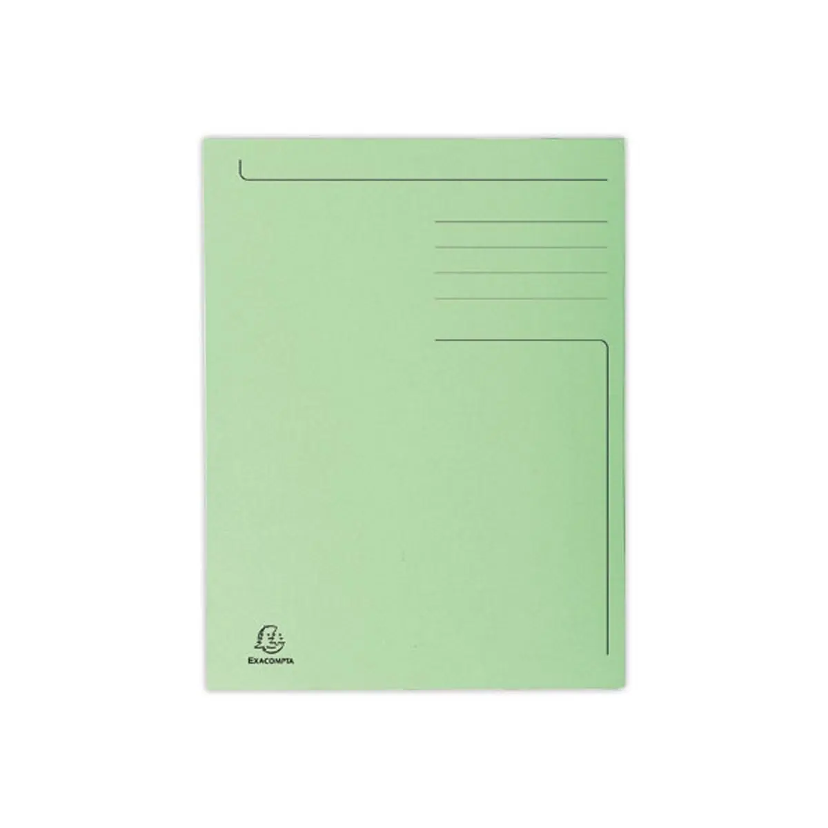 50 Mappen 3 kleppen karton 280g Forever -A4