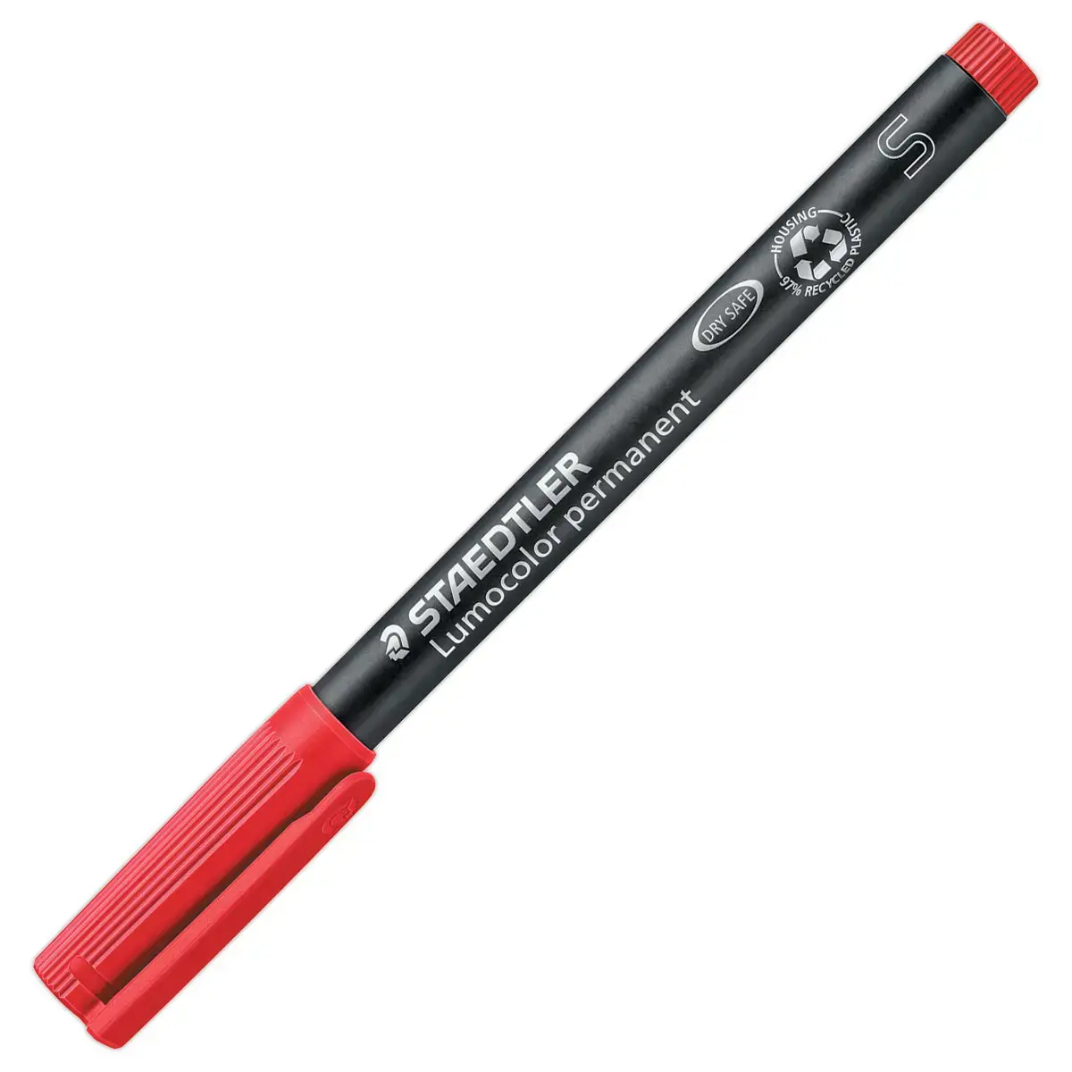 Permanente viltstift voor overheadprojectie Lumocolor - 0,4mm - rood - STAEDTLER
