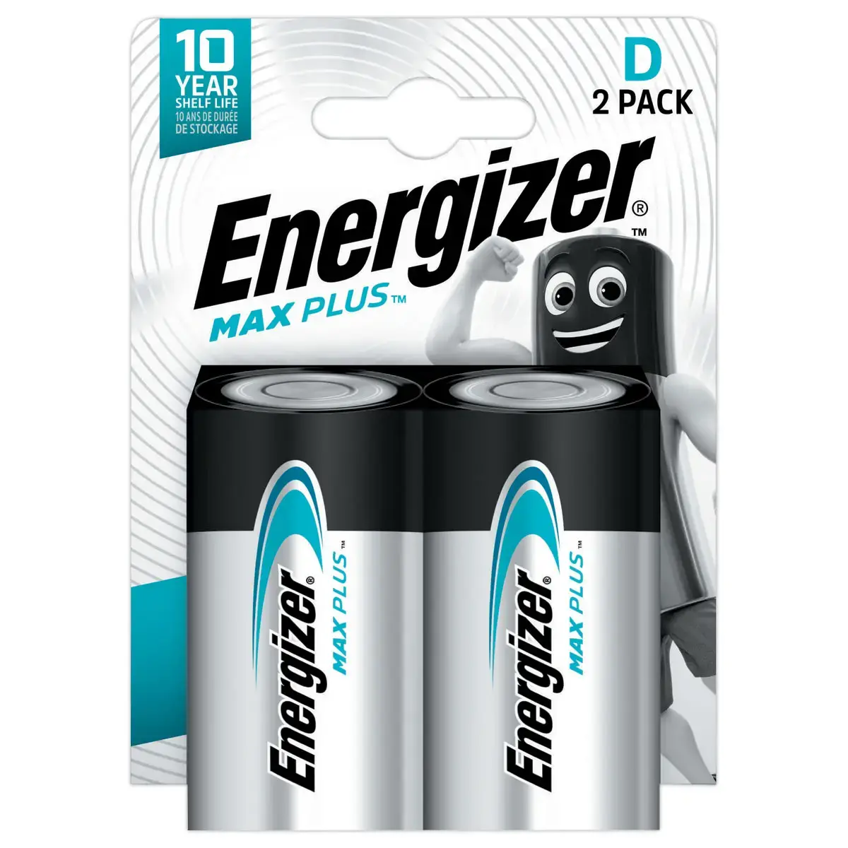 2 Alkaline batterijen LR20 (D) Max Plus - ENERGIZER