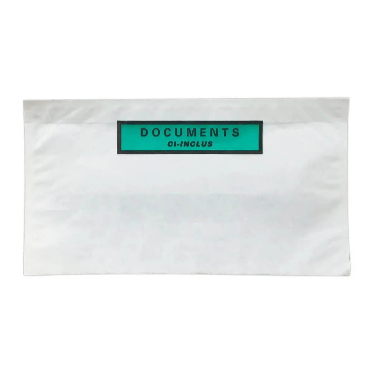 1000  Klevende enveloppen 'Documents enclosed' 22,8 x 12 cm 