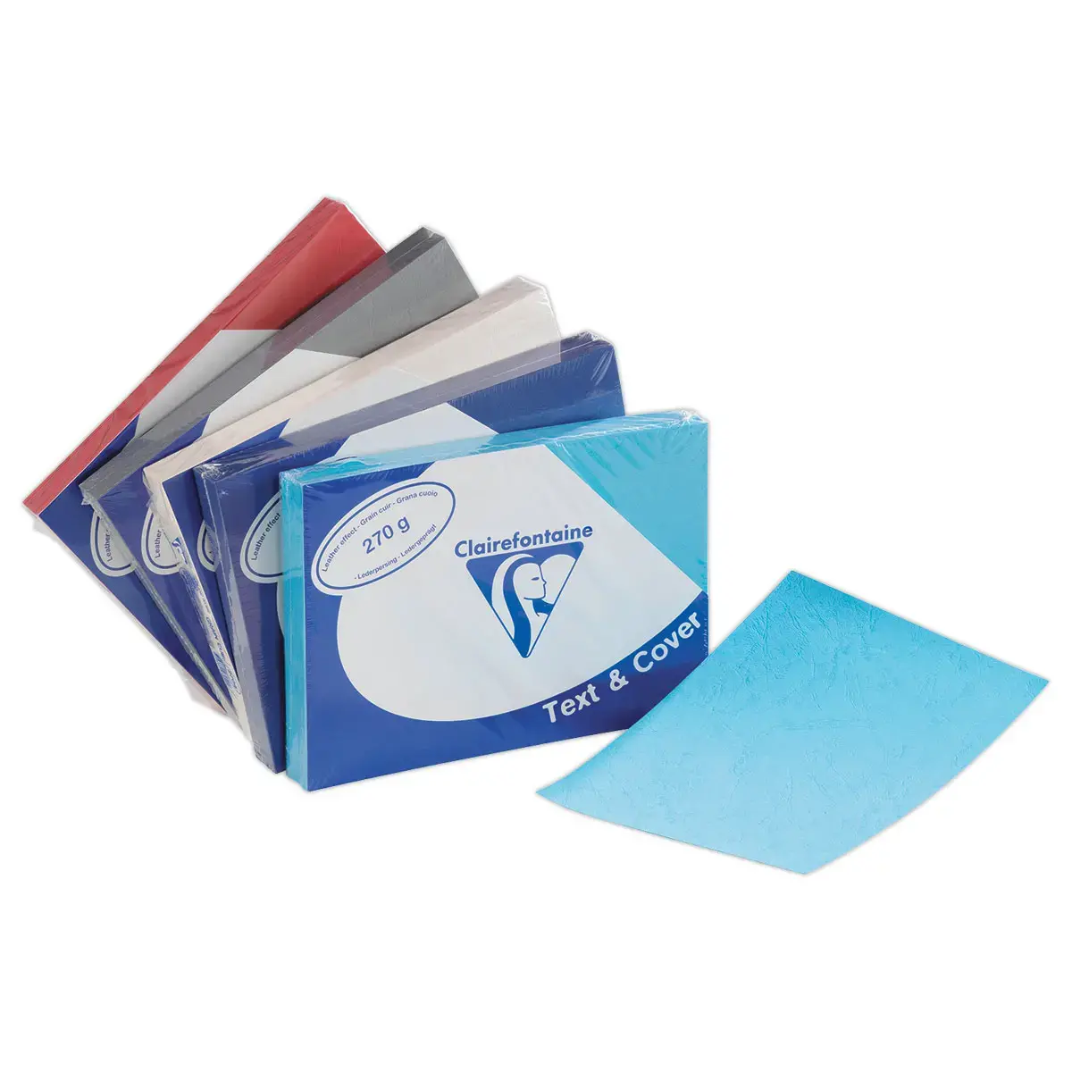 100  Covers gekorreld leer Text&Cover - A4270G 