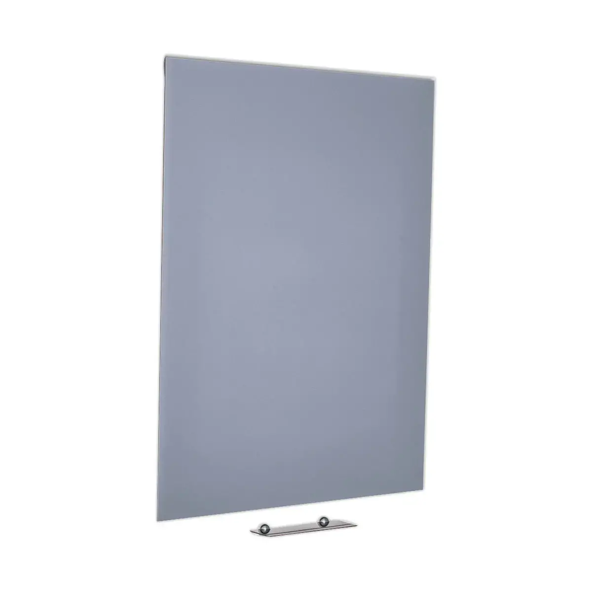 Magnetisch glazen bord Grijs - 60 x 90 cm