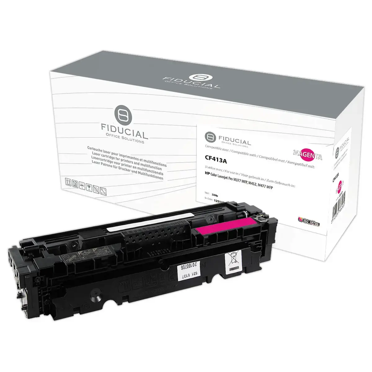 Lasercartridge FIDUCIAL equivalent HP mag 410A 