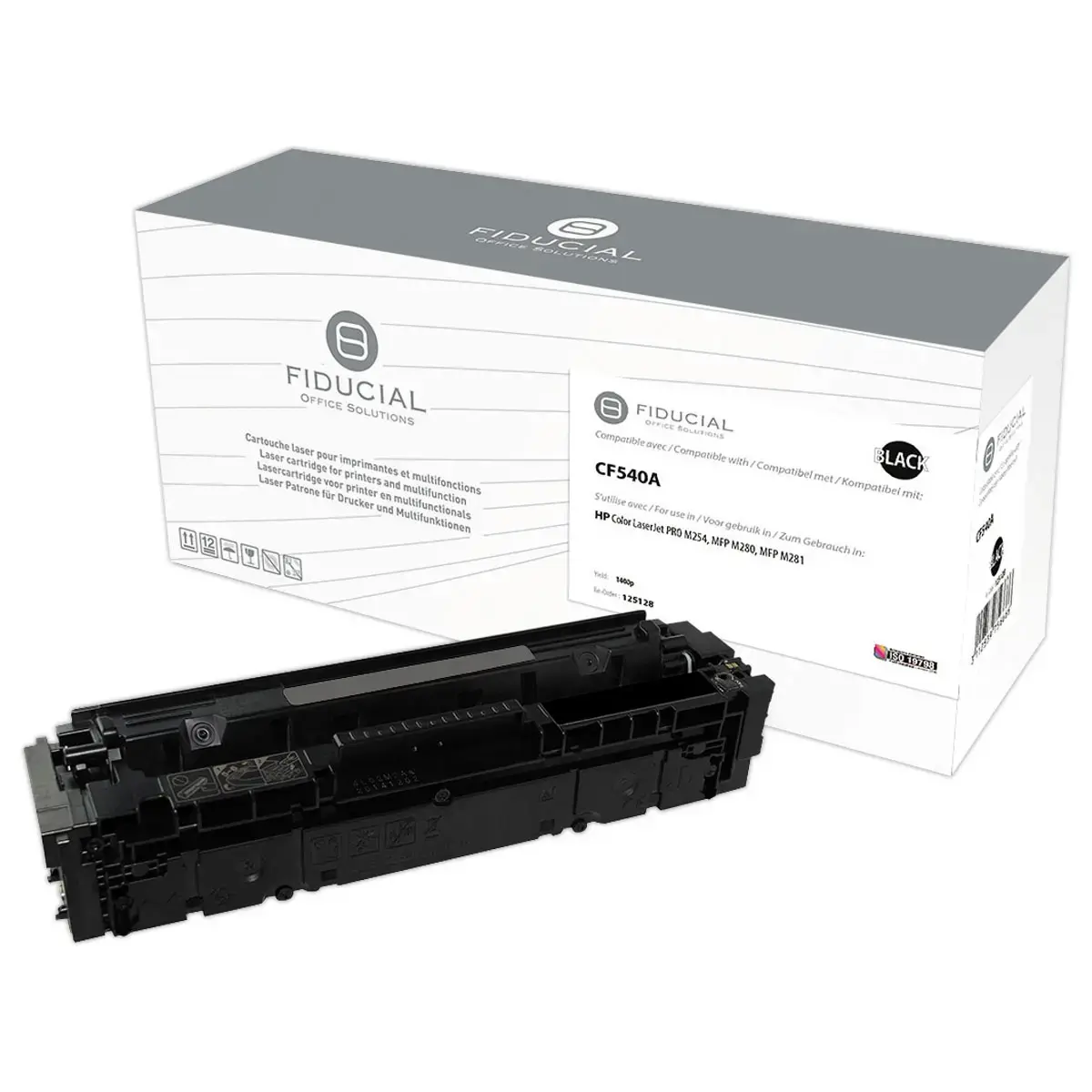 Lasercartridge FIDUCIAL equivalent HP Zwart 203A