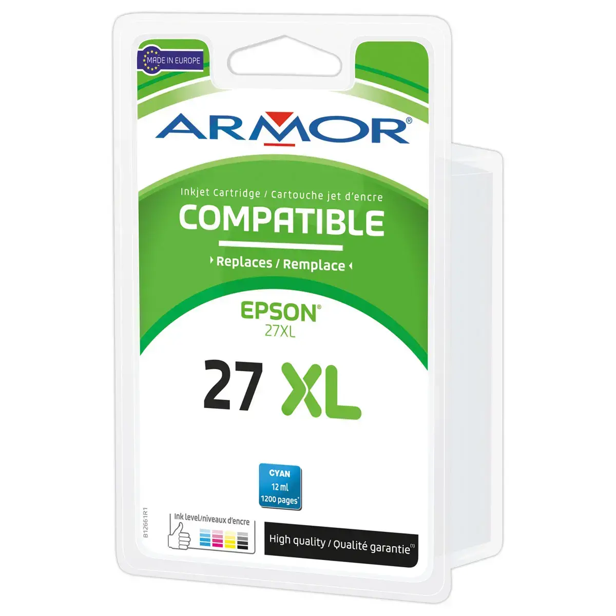 Cartouche ARMOR &eacute;quiv. Epson T271 cyaan 