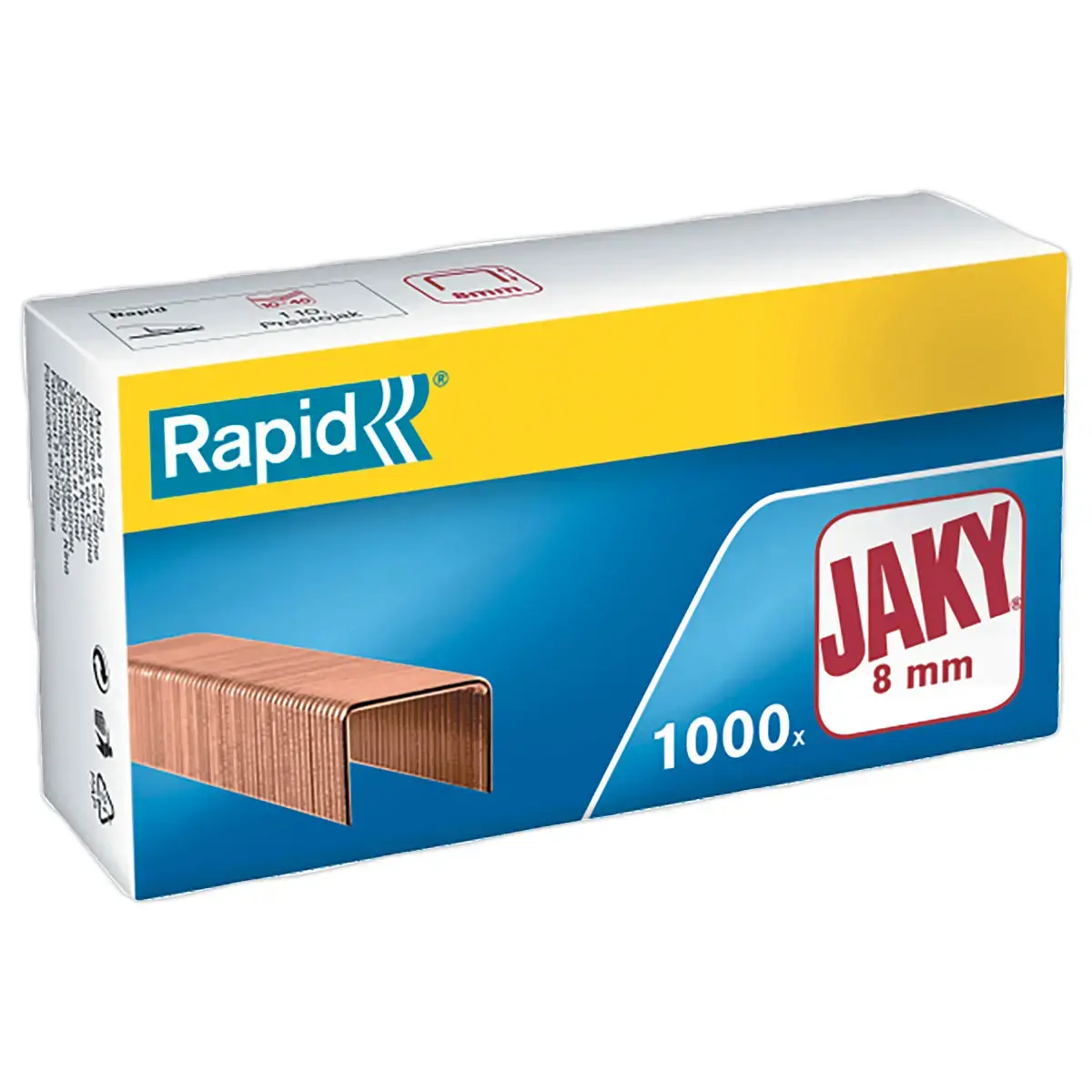 1000  Koperen nietjes 8 mm Jaky - RAPID 